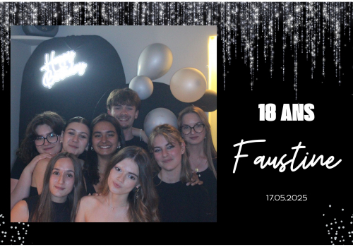 Anniversaire Faustine