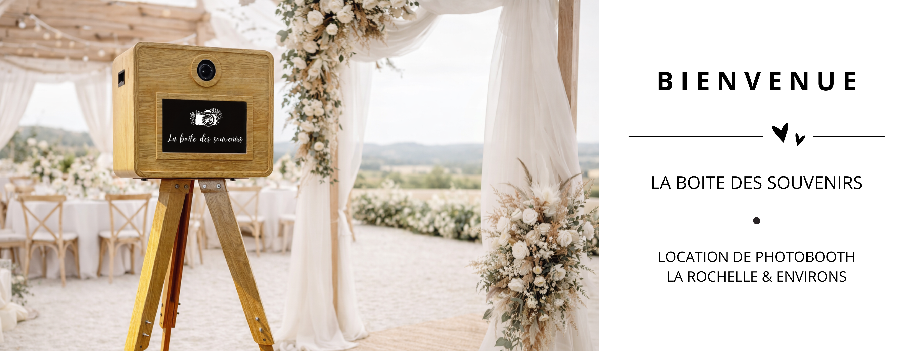 Photobooth slide bienvenue
