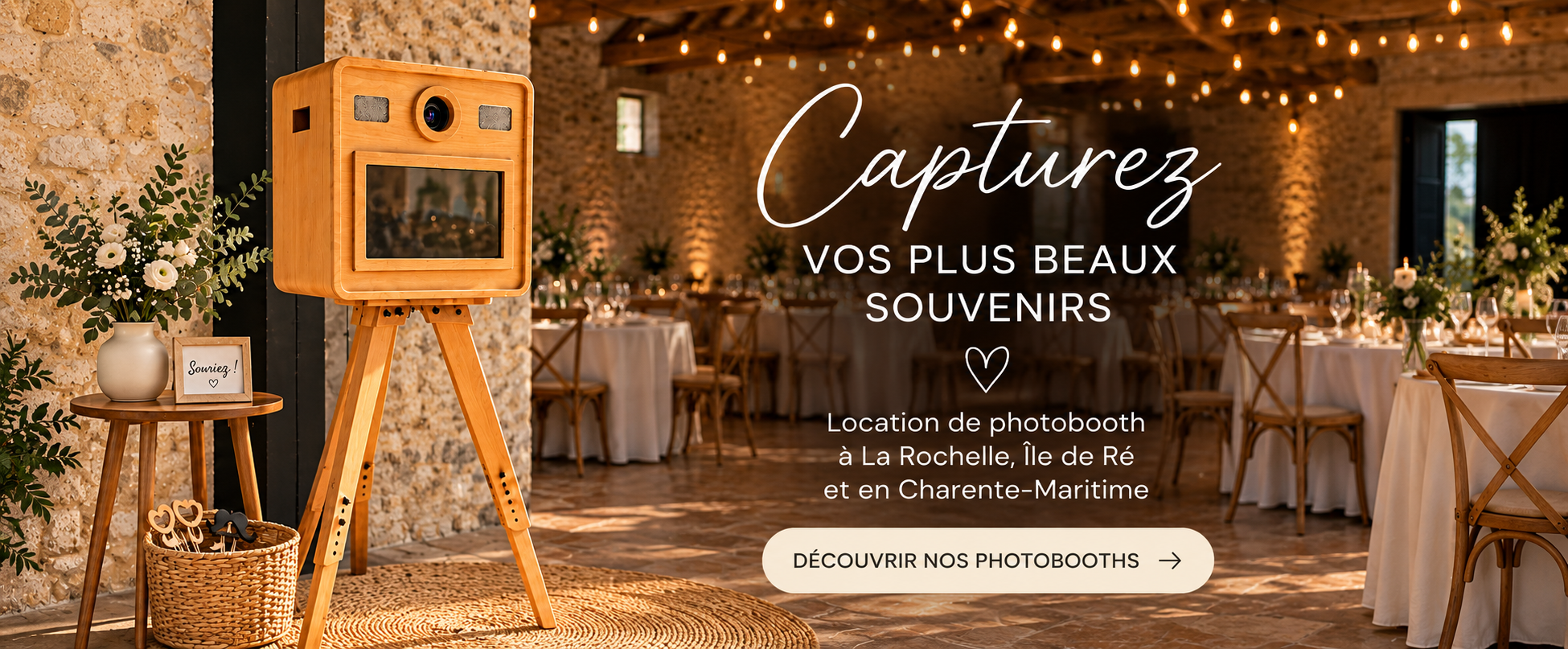 Photobooth slide bienvenue